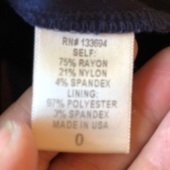 Anthropologie Paper Crown navy midi pencil dress - Picture 3 of 5